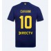 Boca Juniors Edinson Cavani #10 Tredjedrakt 2024-25 Kortermet